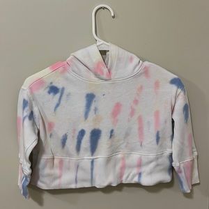 Tie dye So brand kids cropped hoodie